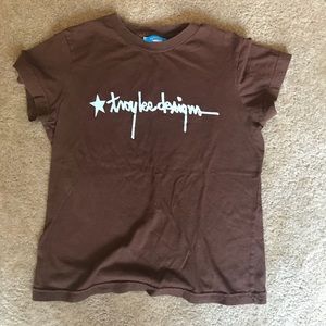 Brown Short Sleeve Tee Shirt